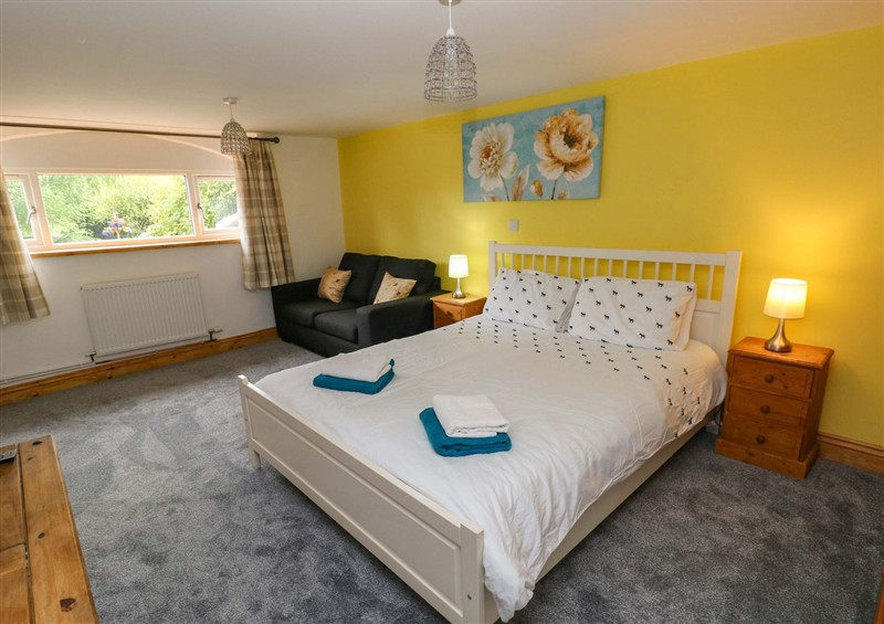 One of the 3 bedrooms at Pendre Barn, Star near Cenarth