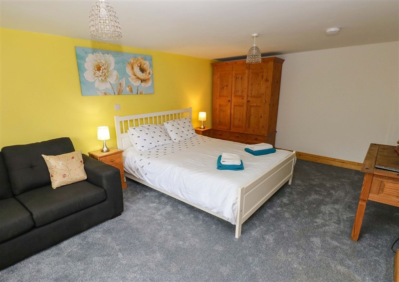 One of the bedrooms at Pendre Barn, Star near Cenarth