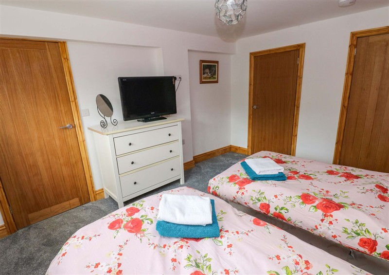 This is a bedroom at Pendre Barn, Star near Cenarth