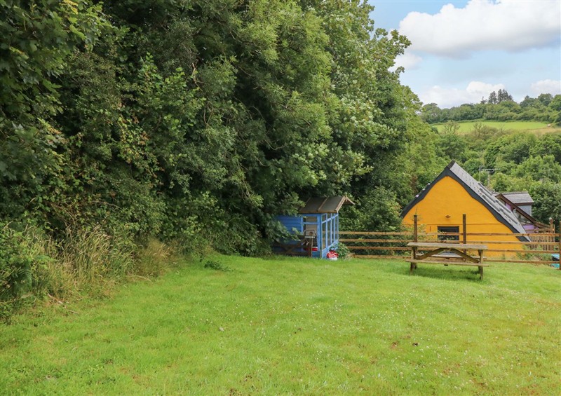 This is the garden at Pendre Barn, Star near Cenarth