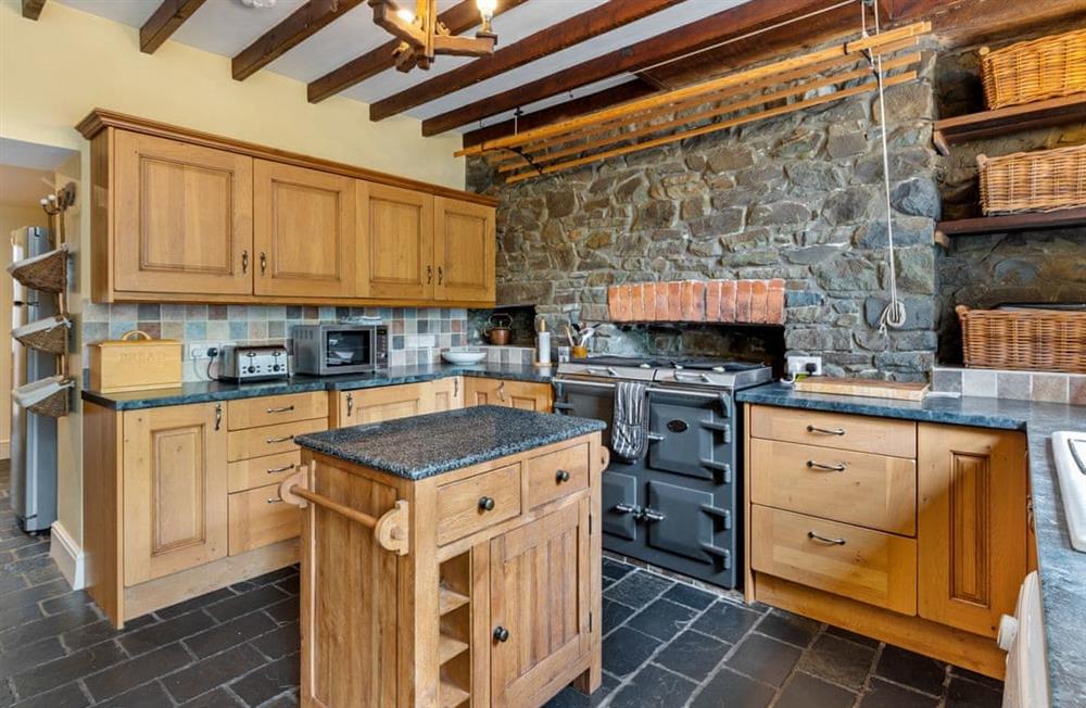Kitchen at Pendre Farmhouse in Llwyndafydd, Cardigan/Ceredigion, Dyfed