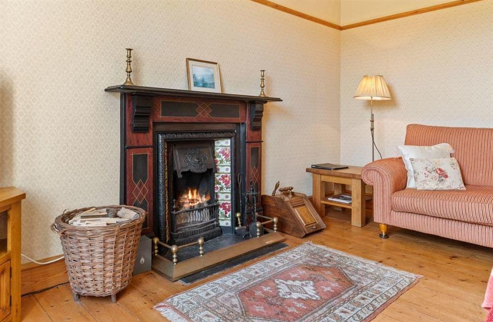 This is the living room at Pendre Farmhouse in Llwyndafydd, Cardigan/Ceredigion, Dyfed