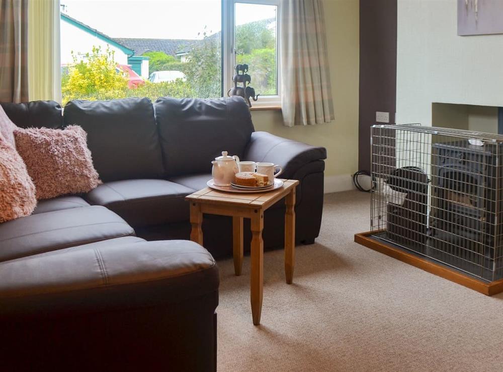 Living room at Pendref Estate in Dywran, near Llangefni, Anglesey, Gwynedd