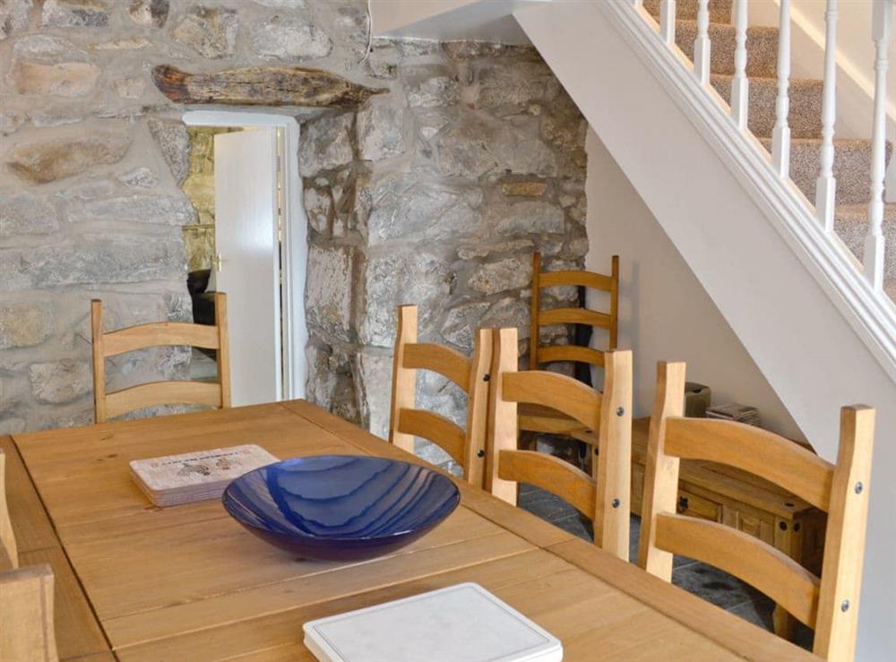 Dining room with character at Pendref in Trawsfynydd, near Blaenau Ffestiniog, Gwynedd