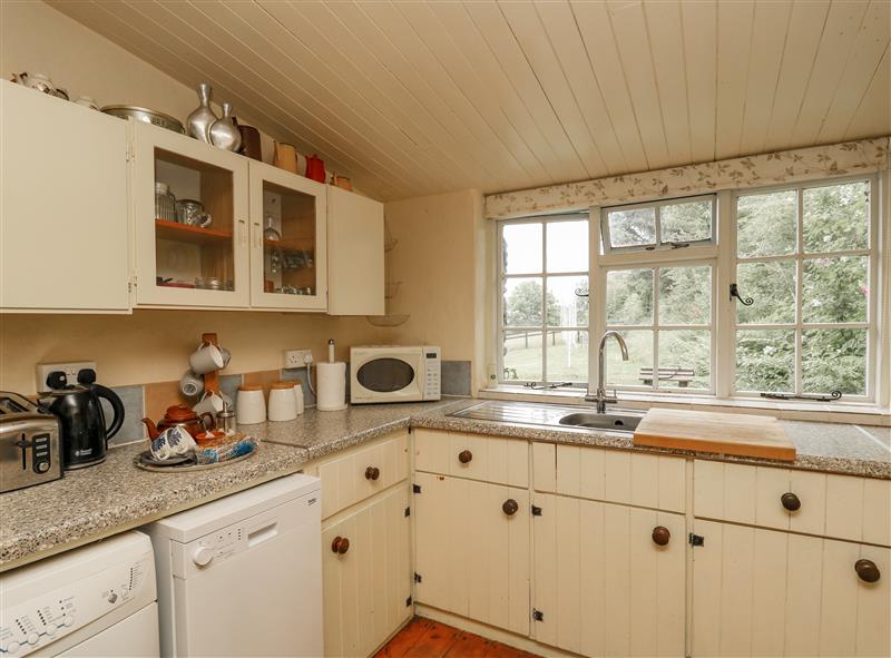 This is the kitchen at Penfeidr Newydd, Carningli Common