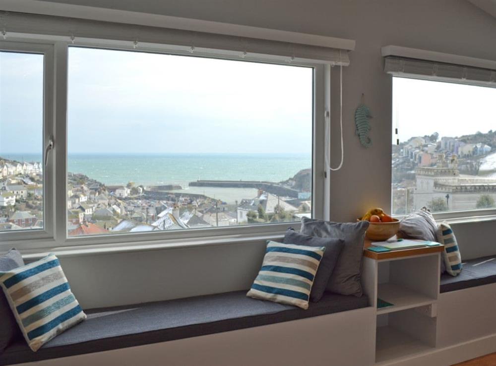 Fantastic views of Mevagissey harbour at Penfose Apartment in Mevagissey, Cornwall