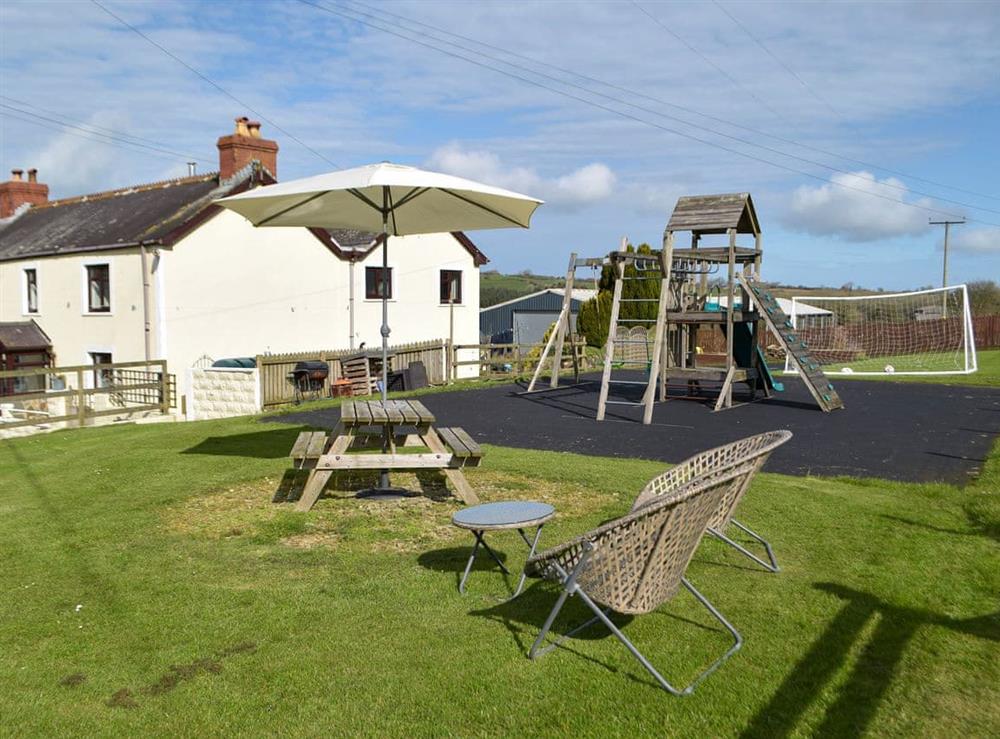 Children’s play area (photo 3) at Pengelli Cottage in Eglwyswrw, near Crymych, Dyfed