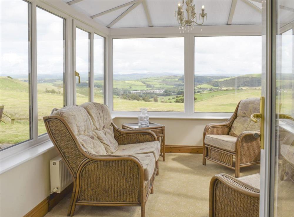 Light and airy conservatory with stunning rural views at No 1 Pengraig Draw, 
