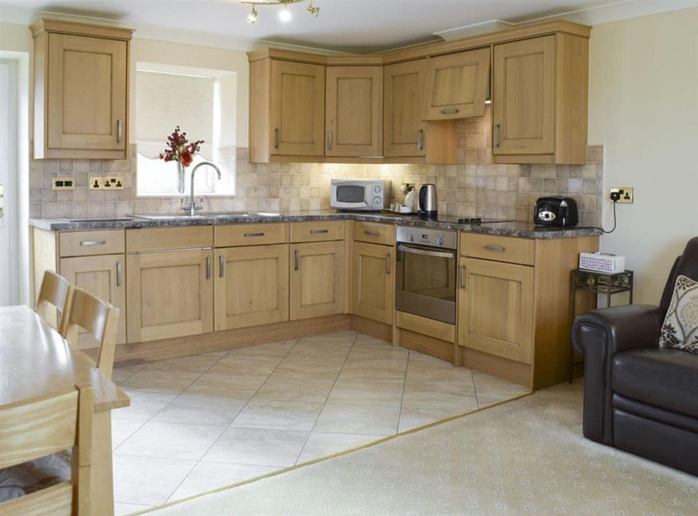 Well-equipped fitted kitchen at No 2 Pengraig Draw, 