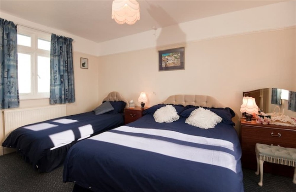 Bedroom at Penhalt Farm Apartment in Widemouth Bay, Cornwall
