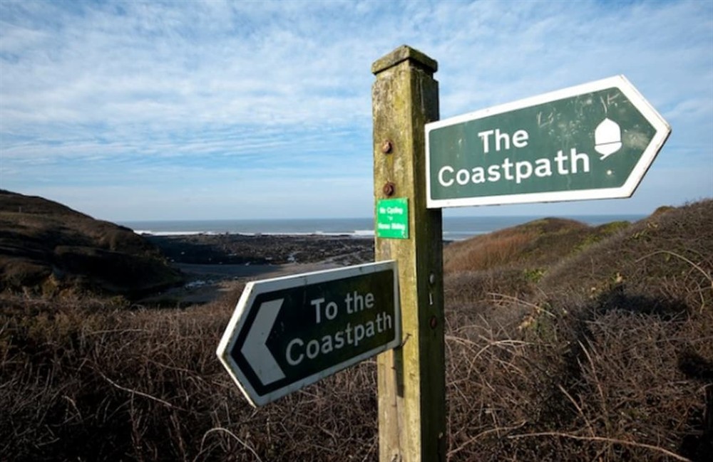 Outdoor area (photo 6) at Penhalt Farm Apartment in Widemouth Bay, Cornwall