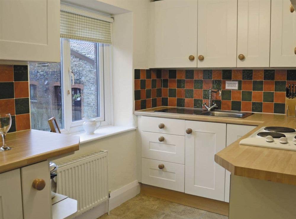 Well equipped kitchen at Penhill Farm Cottage in Fremington, near Barnstaple, Devon