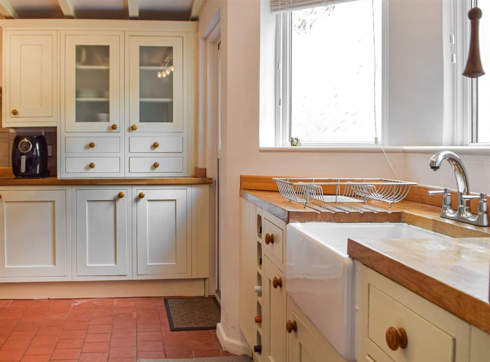Kitchen at Penlan Cottage in Cwrt-newydd, Dyfed