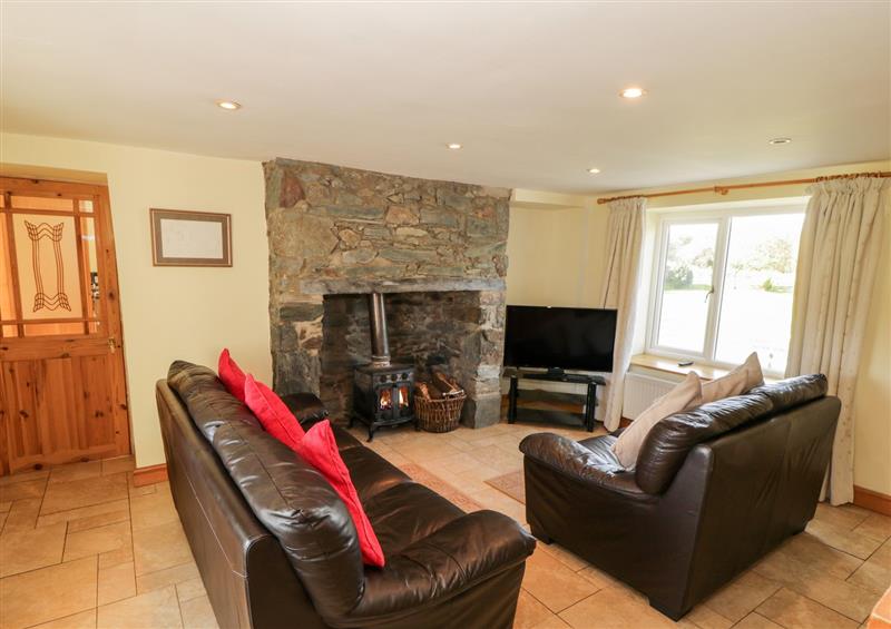 The living room at Penllyn, Newborough
