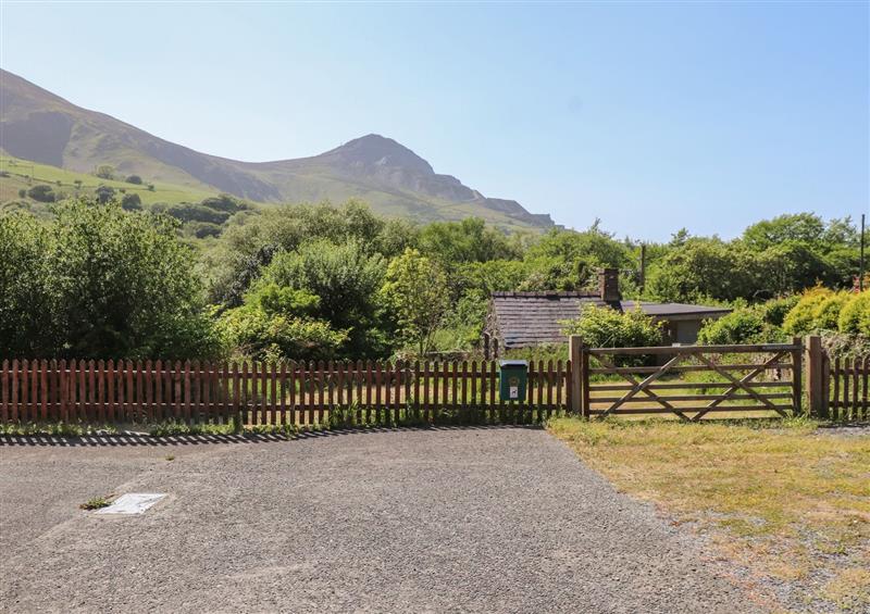 This is the garden at Penlon Cottage, Trefor
