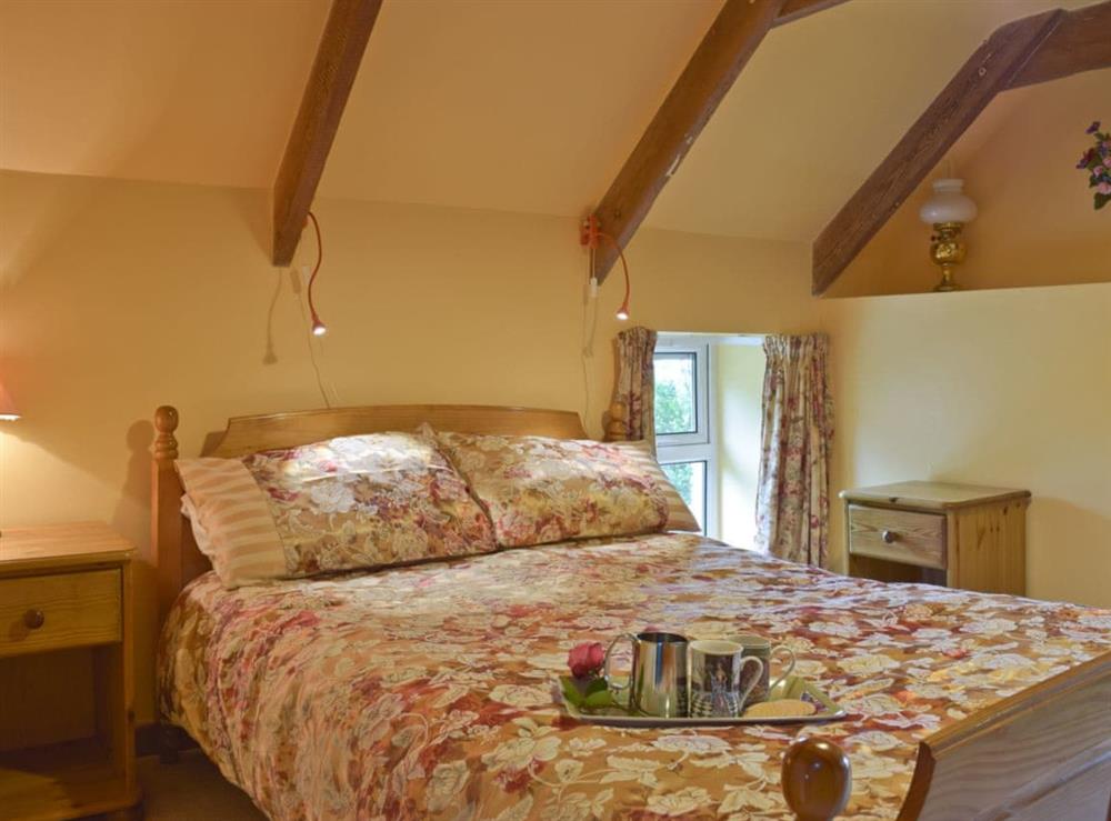 Double bedroom at Penmorgan in near Narberth, Dyfed