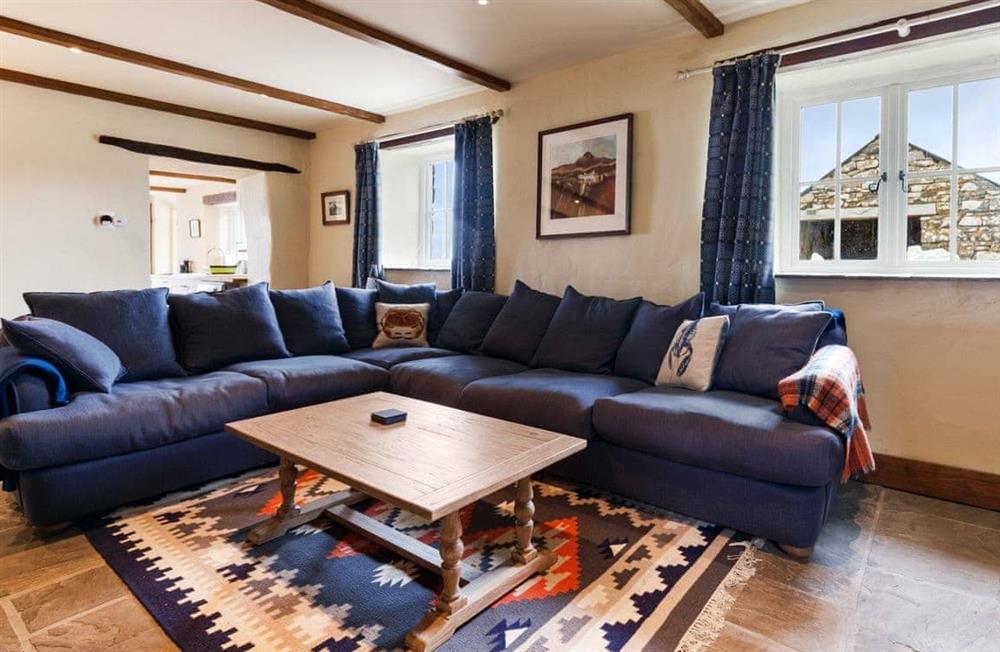 Relax in the living area at Penmynydd Uchaf in Dinas Cross, Newport, Pembrokeshire, Dyfed