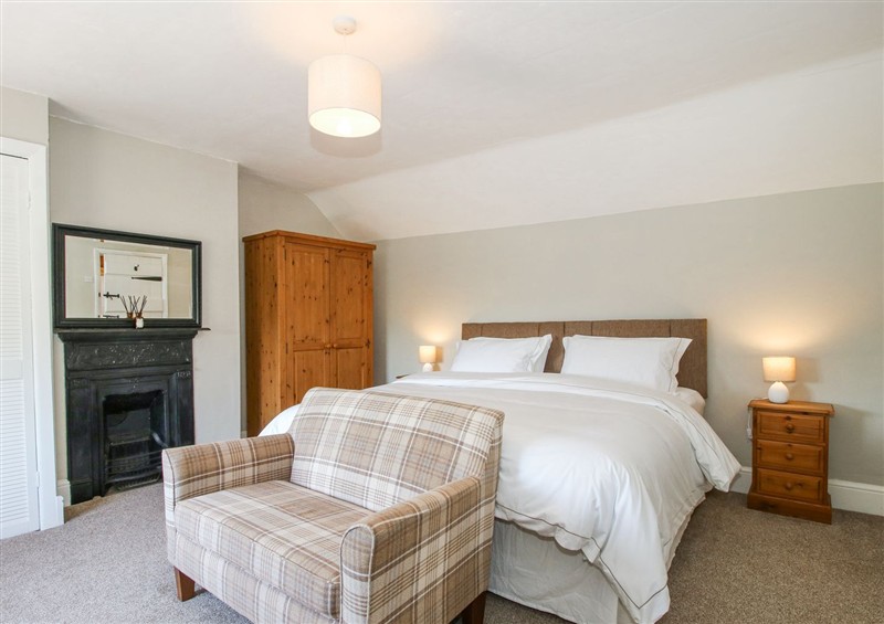 A bedroom in Pennal Cottage at Pennal Cottage, Maesbury Marsh near Knockin
