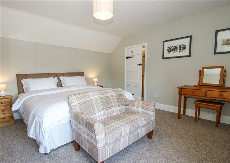 One of the 3 bedrooms at Pennal Cottage, Maesbury Marsh near Knockin