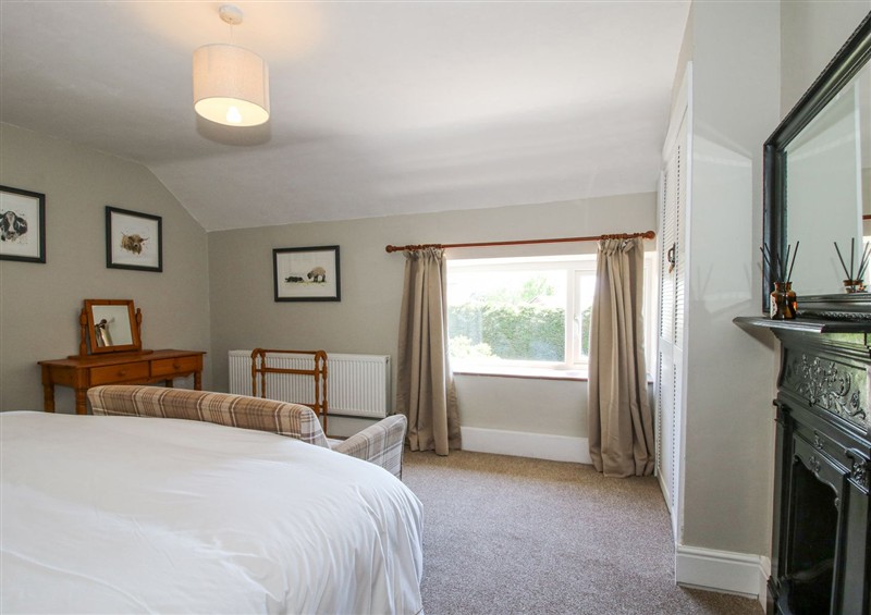 One of the bedrooms at Pennal Cottage, Maesbury Marsh near Knockin