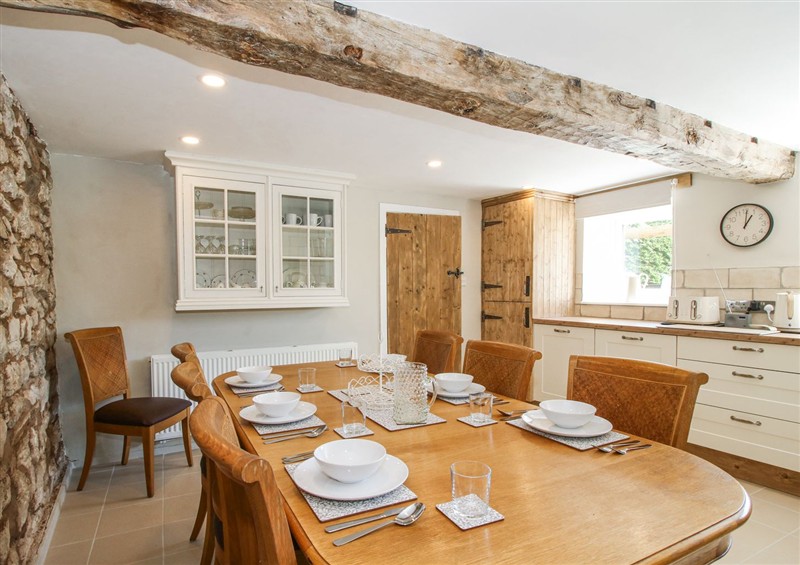 The dining room at Pennal Cottage, Maesbury Marsh near Knockin