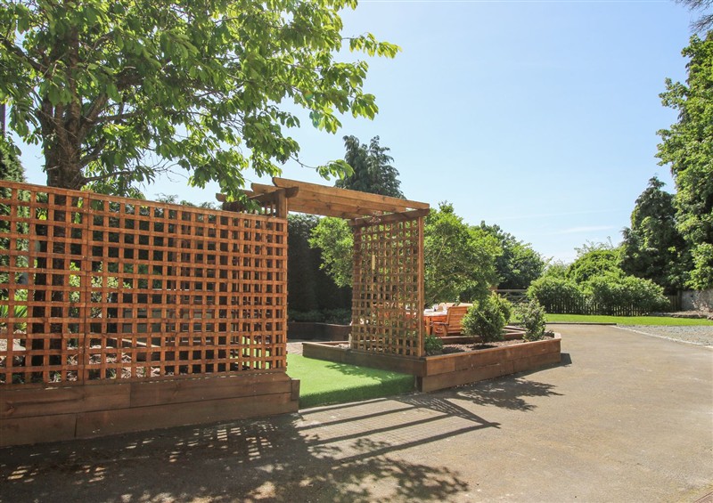 This is the garden at Pennal Cottage, Maesbury Marsh near Knockin
