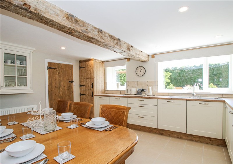 This is the kitchen at Pennal Cottage, Maesbury Marsh near Knockin