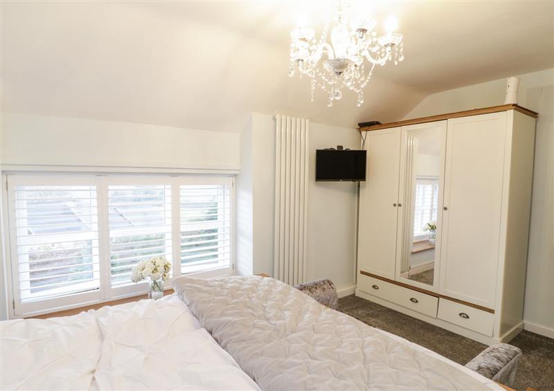 One of the bedrooms at Pennant, Henllan