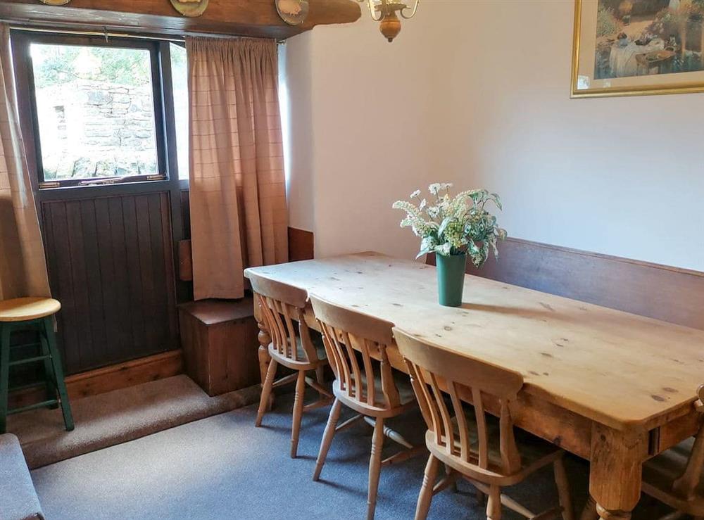 Dining Area at Pennine Cottage in Hope Valley, South Yorkshire