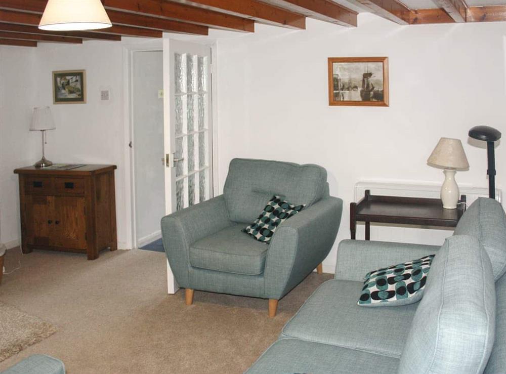 Living room at Pennine in Veryan, Cornwall