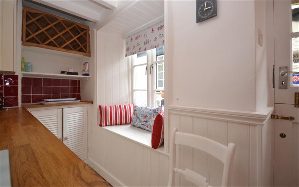 Enjoy the living room at Penny Cottage in Polperro