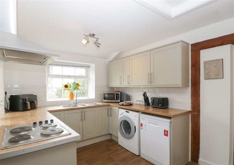 This is the kitchen at Penny Farthing Inn, Aston Crews near Ross-On-Wye