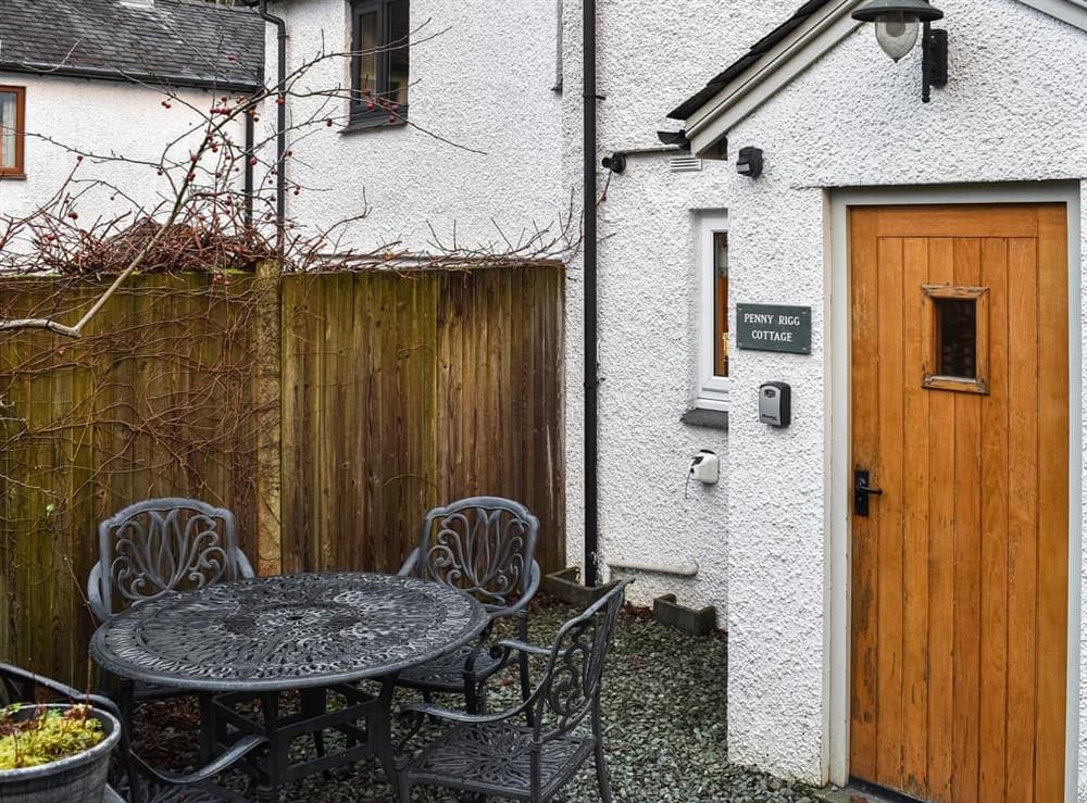 Outdoor area at Penny Rigg Cottage in Coniston, Cumbria