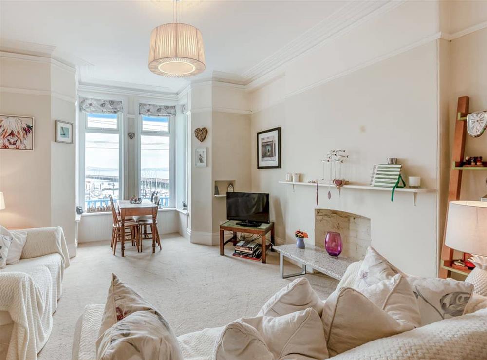 Living area at Penny Steps in Brixham, Devon