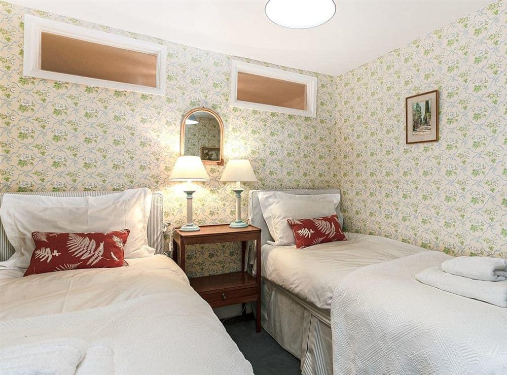 Middle twin room at Pennygillam in St Mawes, Cornwall