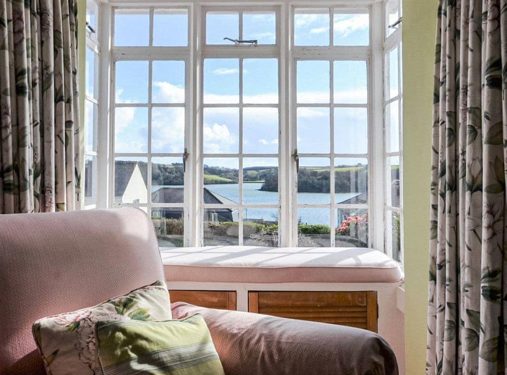 Perfect window view at Pennygillam in St Mawes, Cornwall