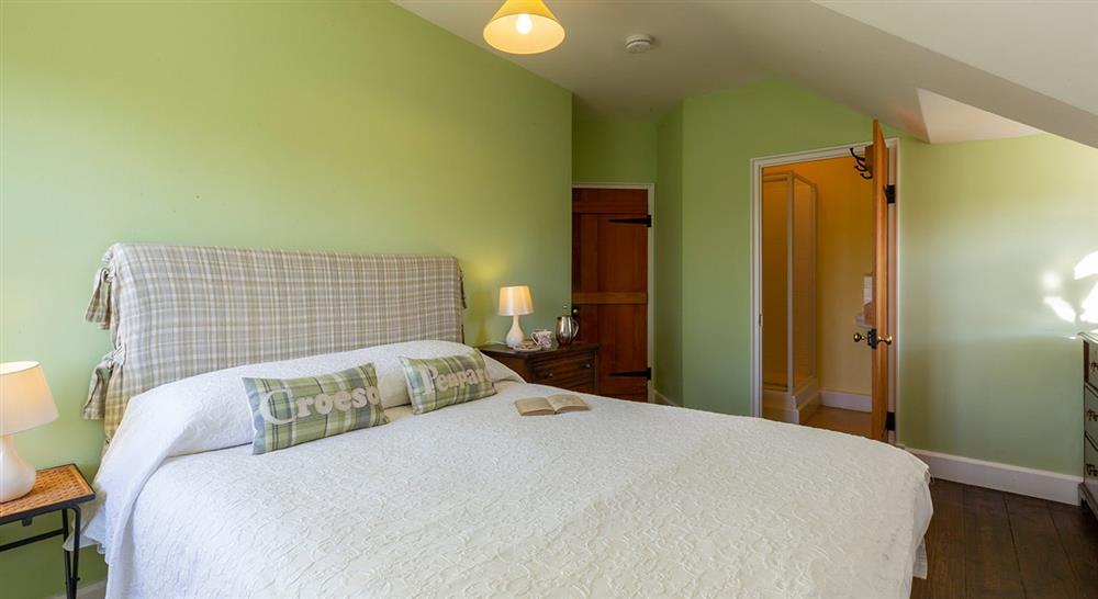The first double bedroom at Penparc in Llandeilo, Carmarthenshire