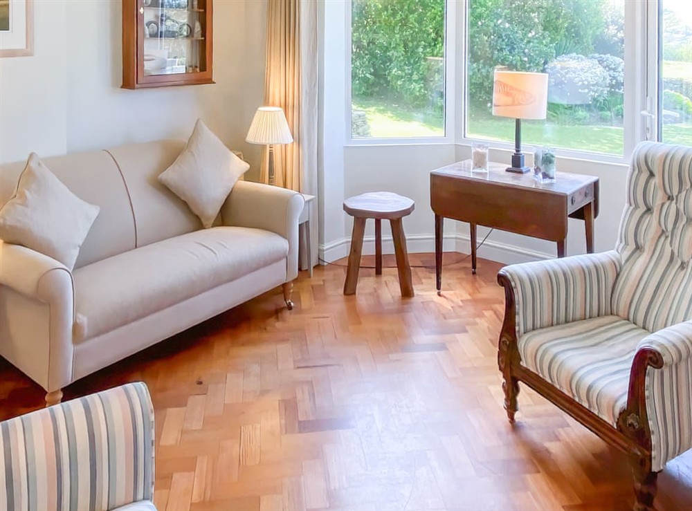 Living room at Penpol in Falmouth, Cornwall