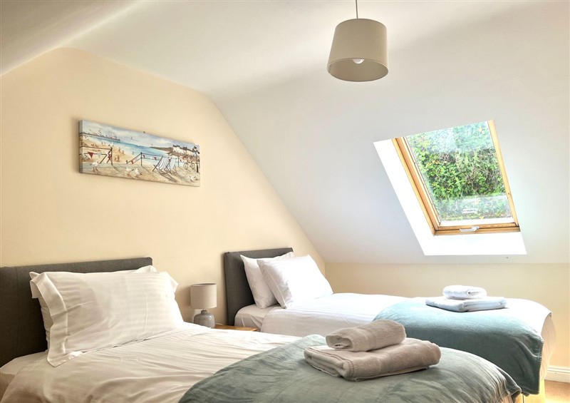 One of the bedrooms at Penpraze, Portreath