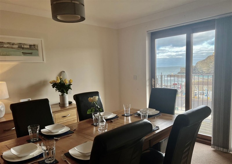The dining room at Penpraze, Portreath