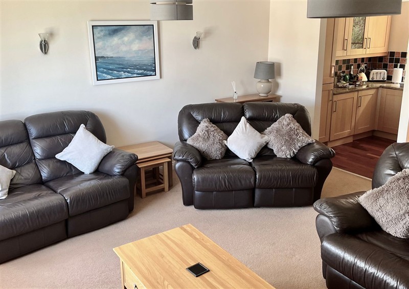 The living room at Penpraze, Portreath