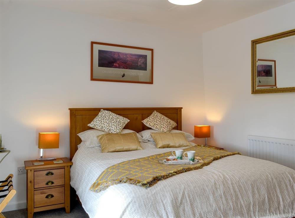 Relaxing bedroom with kingsize bed at Penrallt in Rhydlydan, near Betws-Y-Coed, Conway, Gwynedd