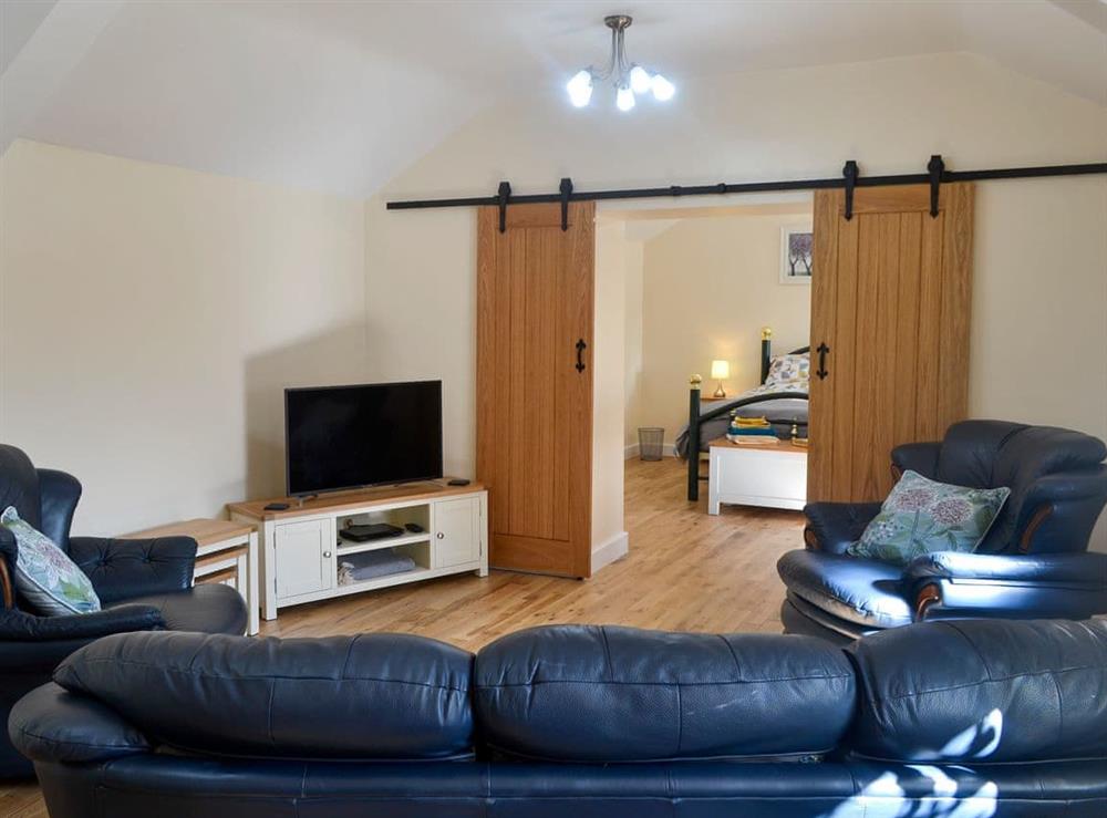 Comfortable living area at Penrhos Bach in Carmel, near Llangefni, Anglesey, Gwynedd