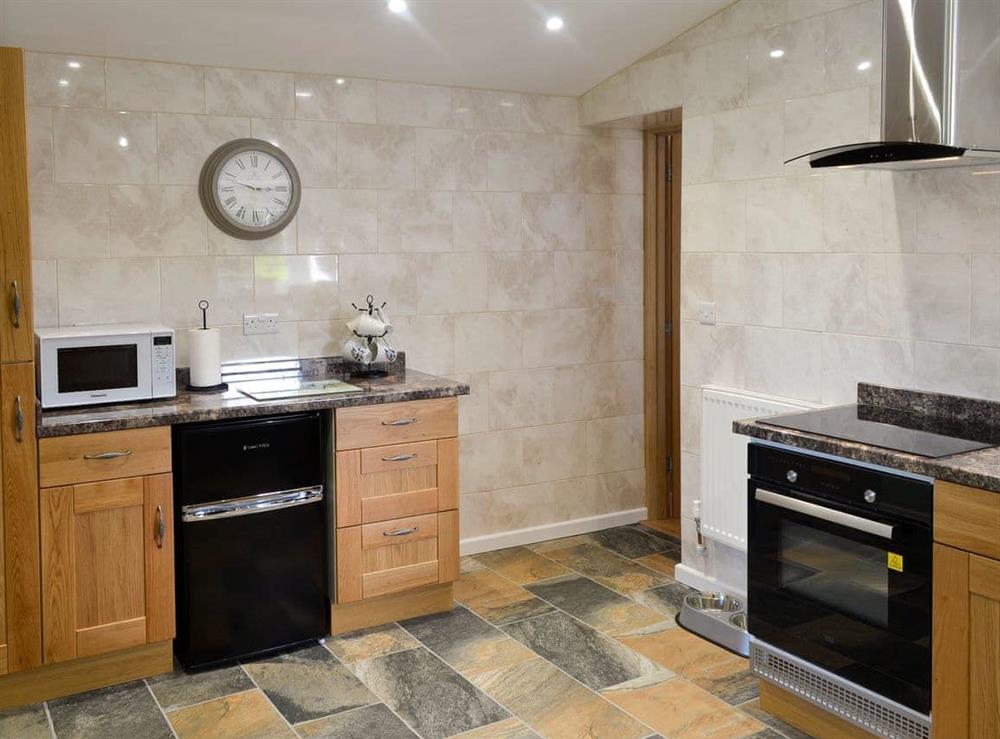 Modern fitted kitchen (photo 2) at Penrhos Bach in Carmel, near Llangefni, Anglesey, Gwynedd