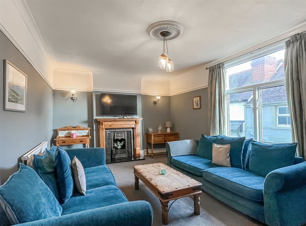 Living area at Penrhyn Arms Apartment in Penrhyn Bay, Gwynedd