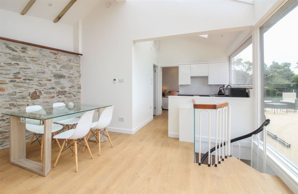 Dining Area at Penrose Lodge in Newquay, Cornwall
