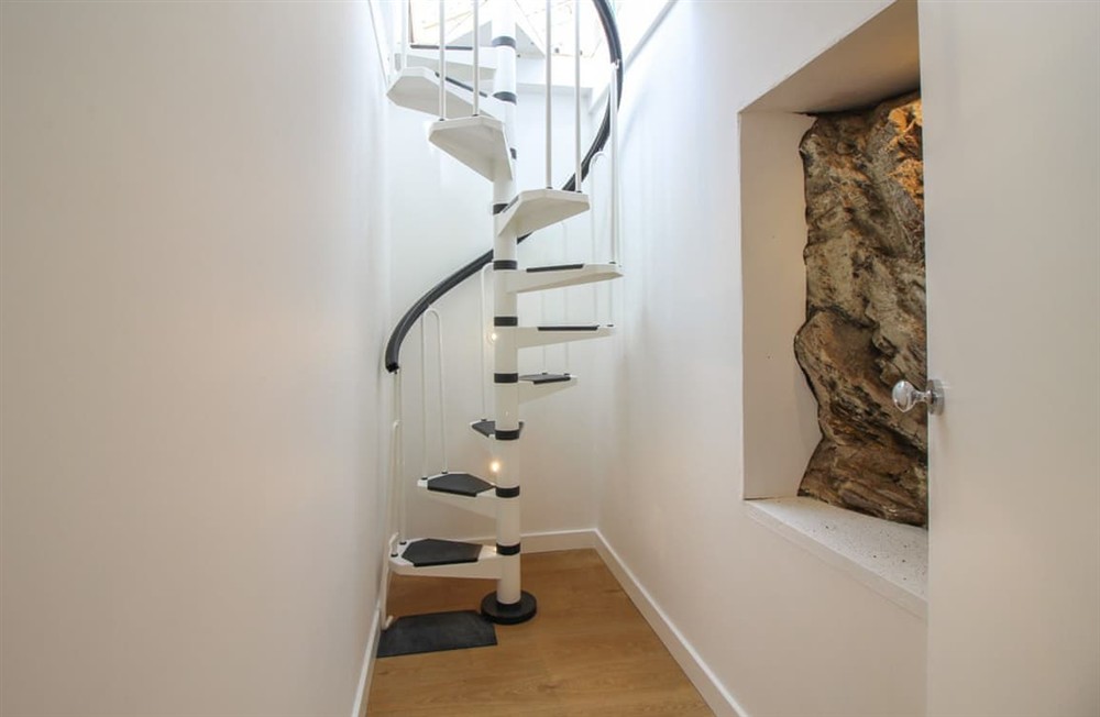 Stairs at Penrose Lodge in Newquay, Cornwall