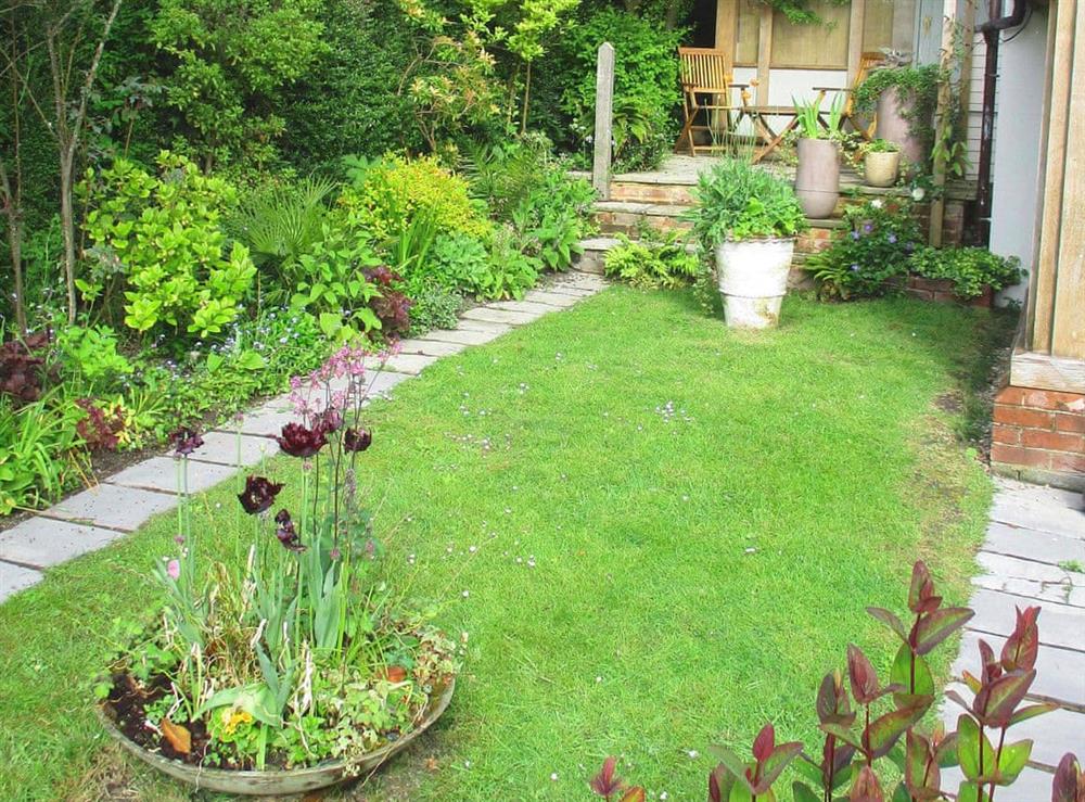 Garden at Pensway in Burpham, near Arundel, West Sussex