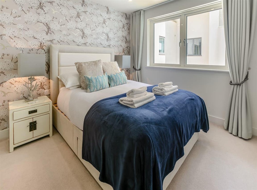 Double bedroom at Penthouse 14 Oceangate in Newquay, Cornwall