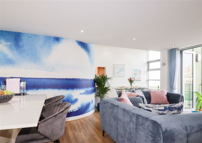 Enjoy the living room (photo 2) at Penthouse @46Zinc - Headland View, Newquay